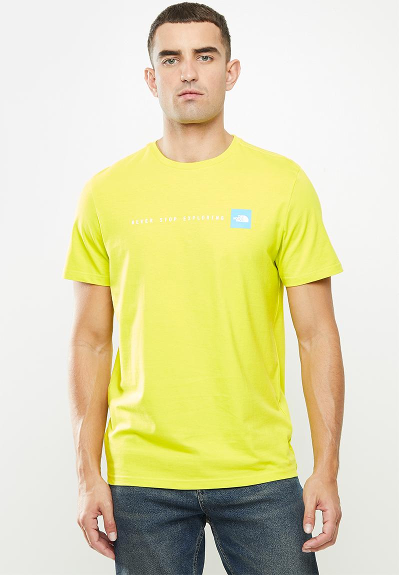 S/s never stop exploring tee - sulphur spring green The North Face T-Shirts | Superbalist.com