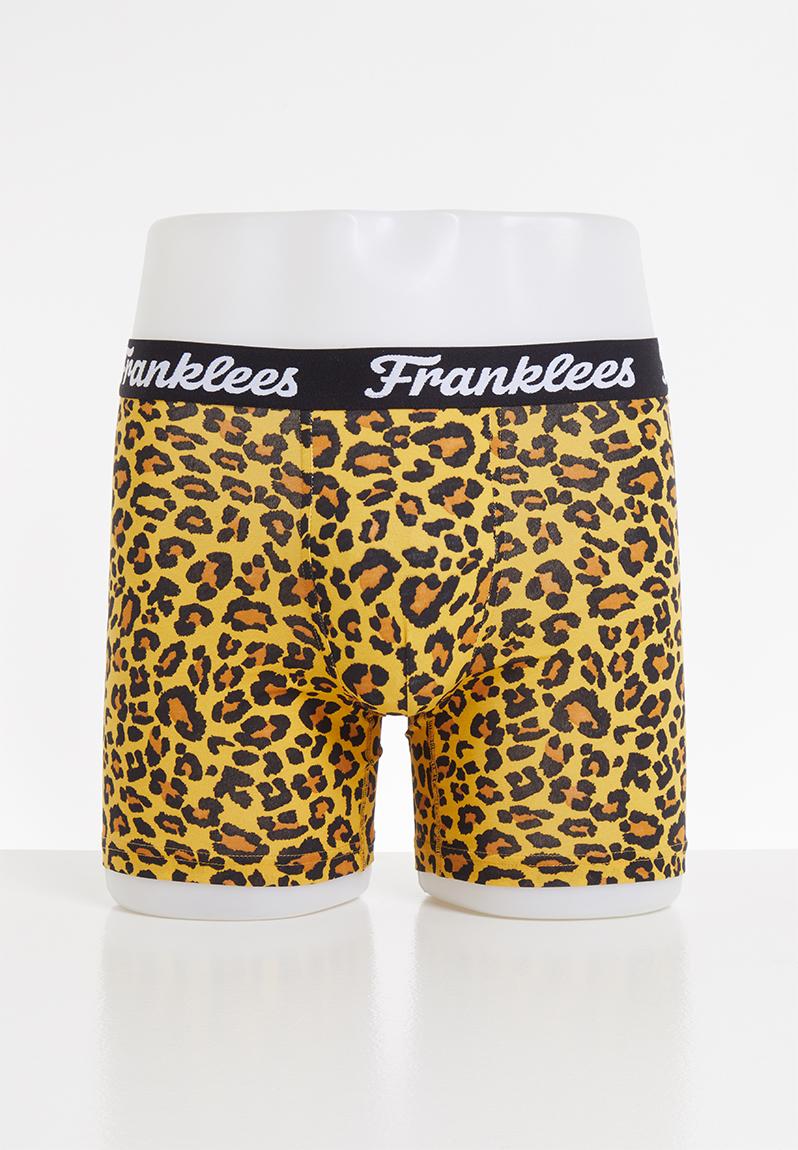 Leopard long leg trunks - multi