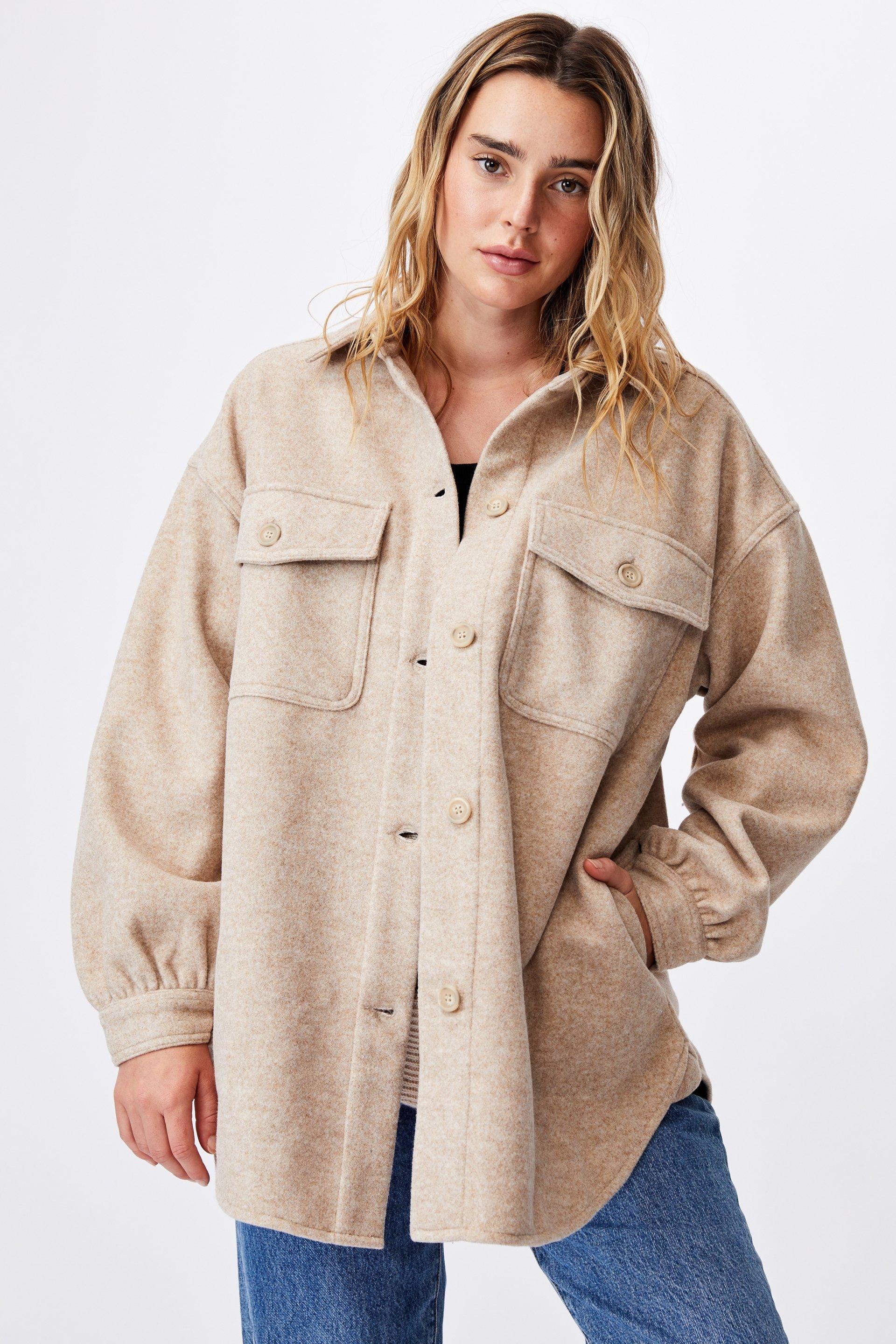 The shacket - oatmeal marle Cotton On Jackets | Superbalist.com