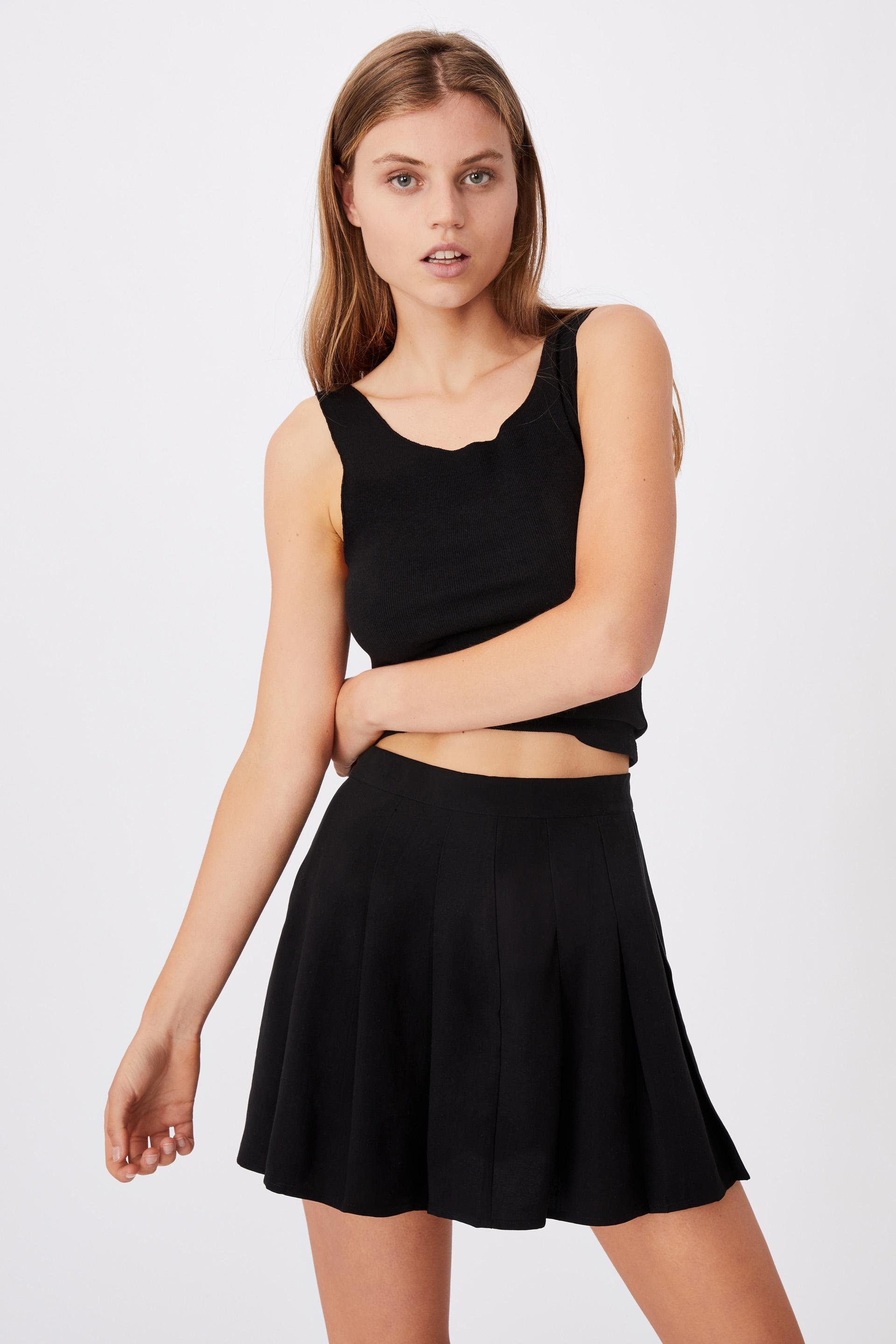 Pleated tennis mini skirt - black Cotton On Skirts | Superbalist.com