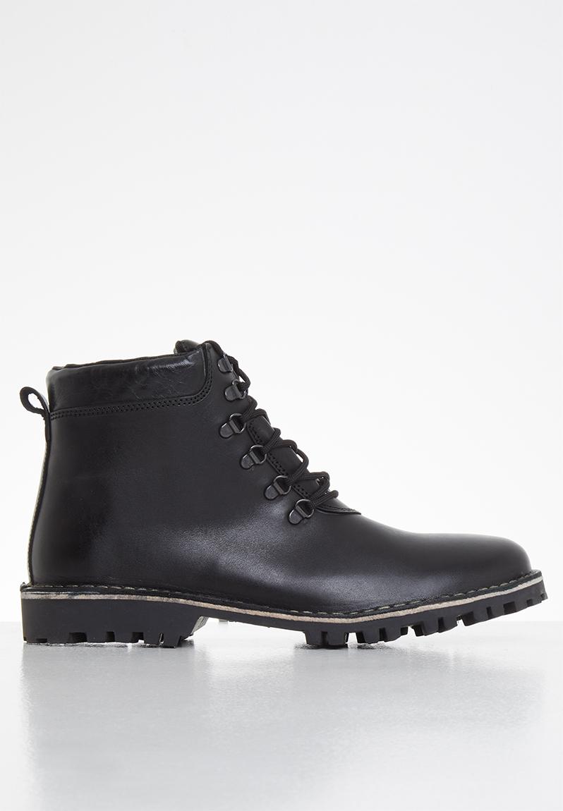 Marvin leather lace-up boot - black Superbalist Boots | Superbalist.com