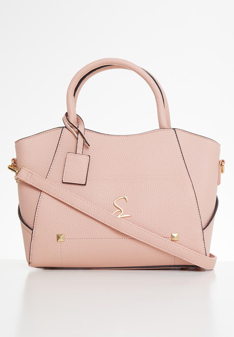 Stud detail tote - pink Seduction Bags & Purses | Superbalist.com