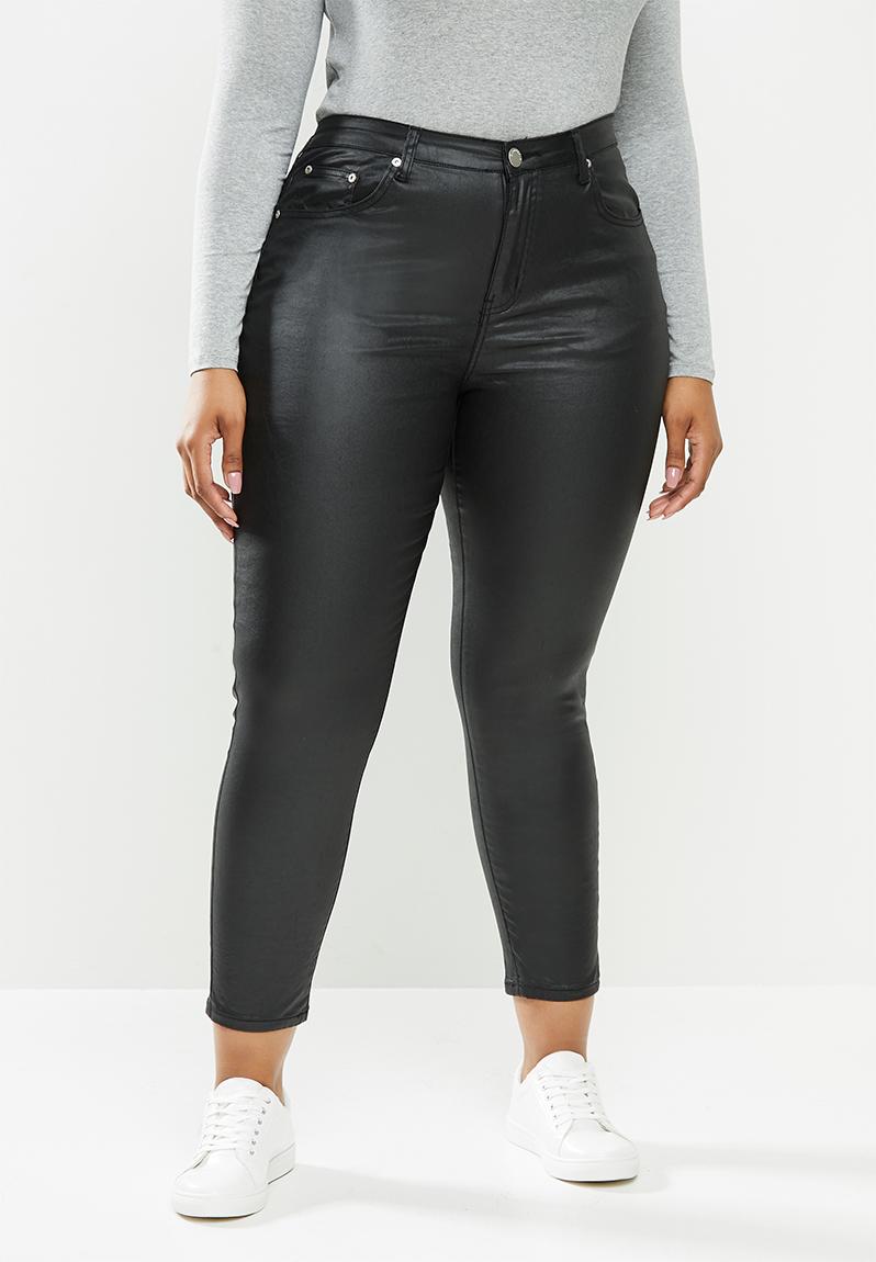 Plus coated jeans - black Glamorous Jeans | Superbalist.com