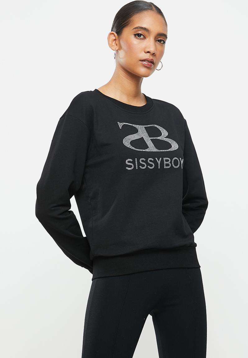 Sisterhood: bling sweater - black SISSY BOY Hoodies & Sweats ...