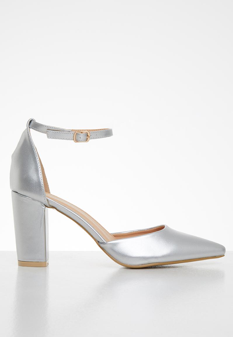 Ellen block heel - silver Superbalist Heels | Superbalist.com