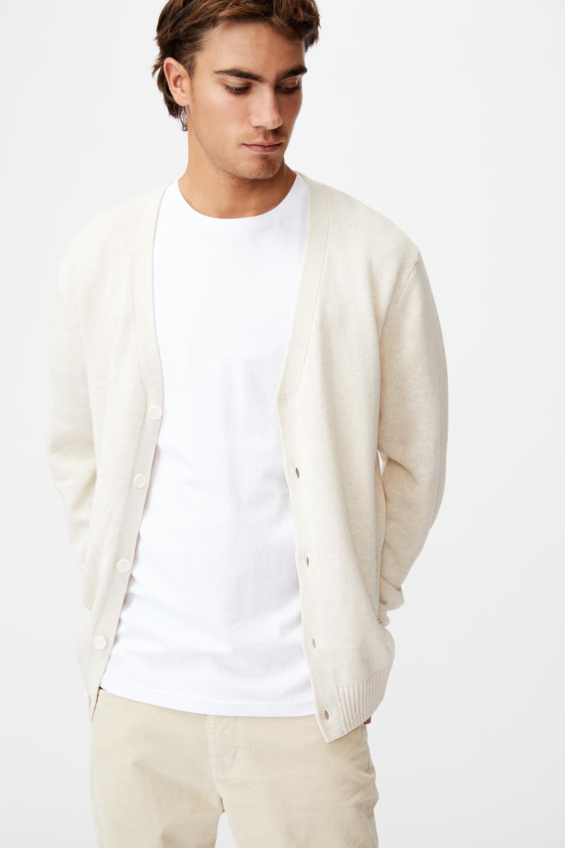 Essential cardigan - ecru marle Cotton On Hoodies & Sweats ...