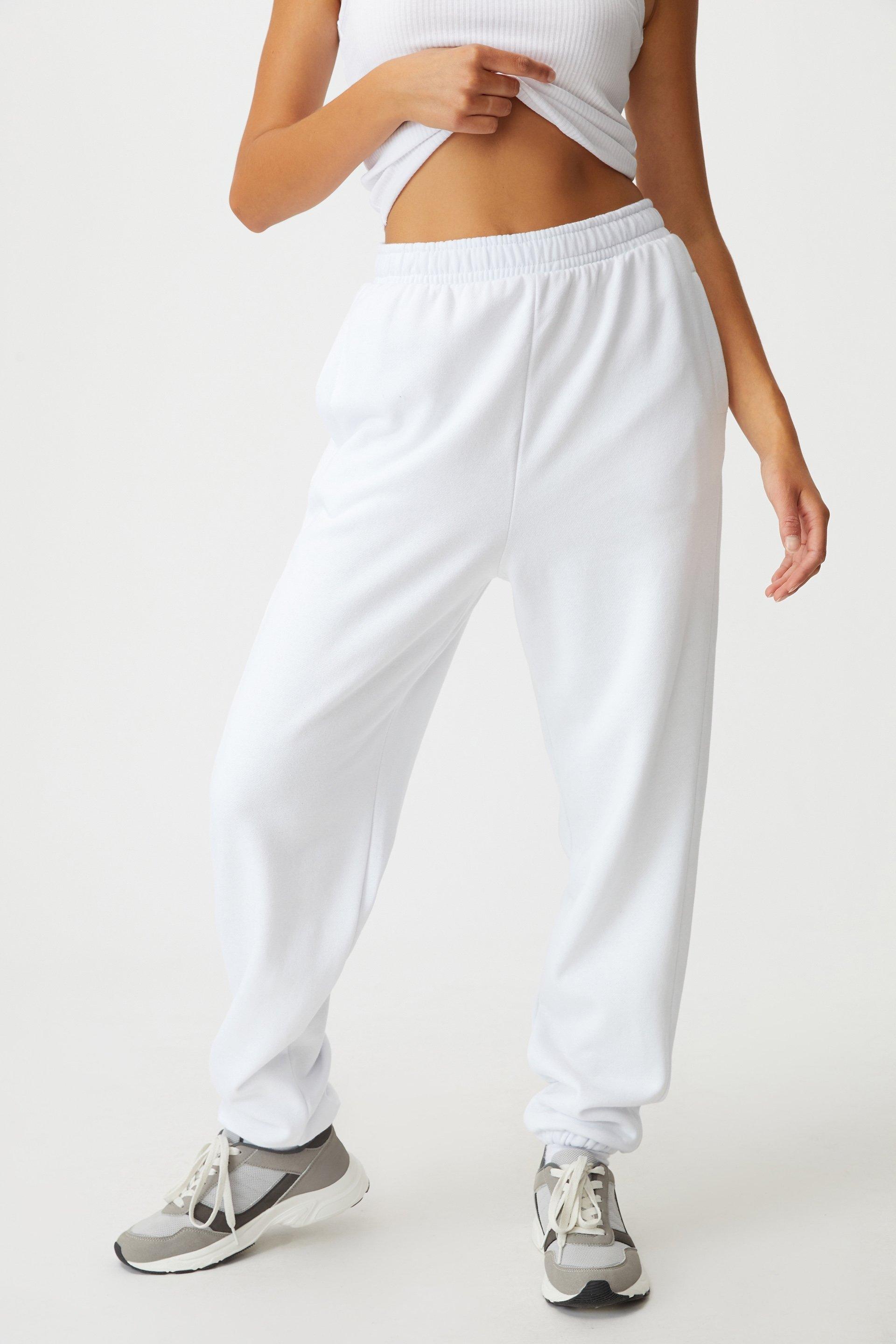 Classic track pants - white Cotton On Trousers | Superbalist.com