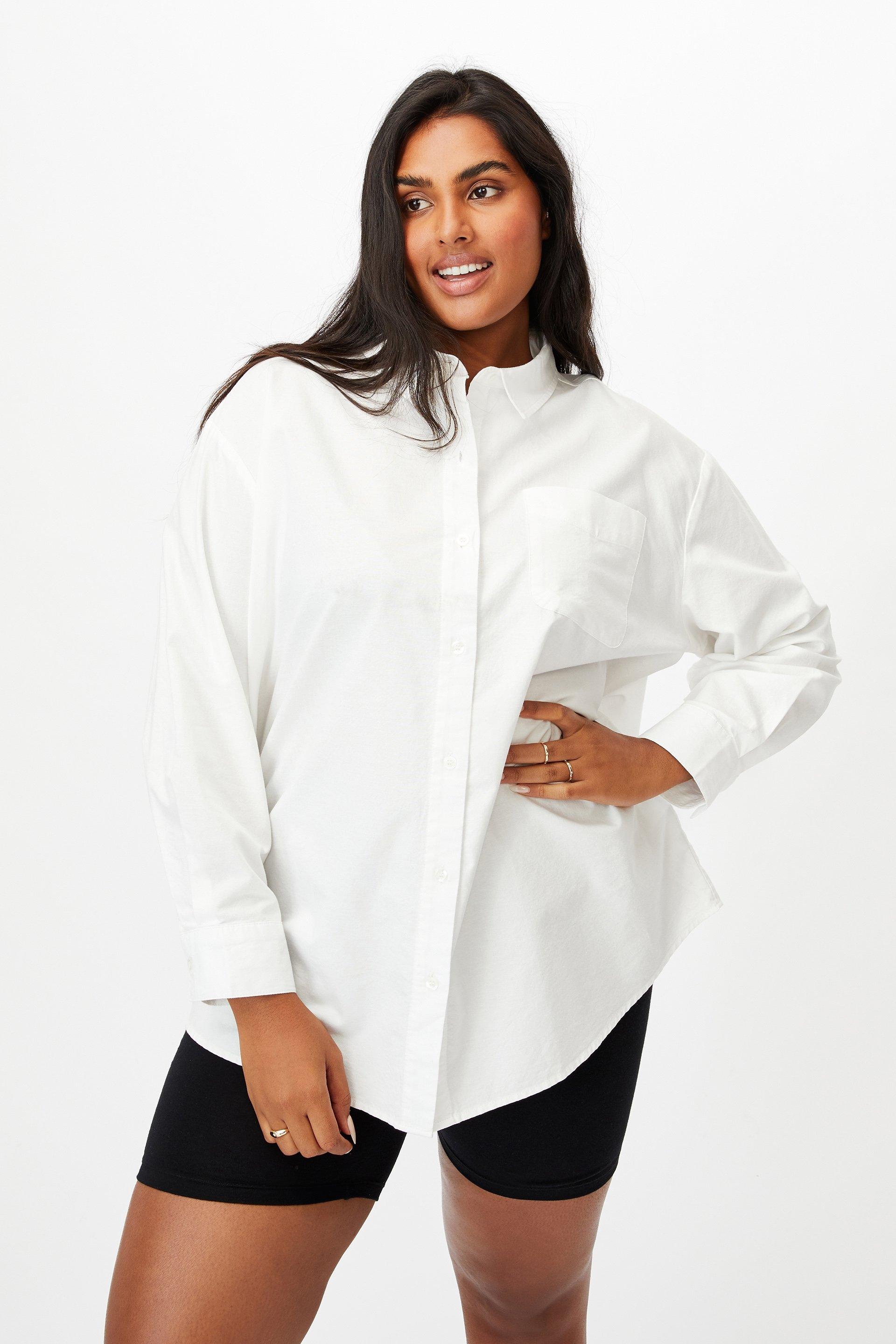 Curve preppy shirt - white Cotton On Tops | Superbalist.com