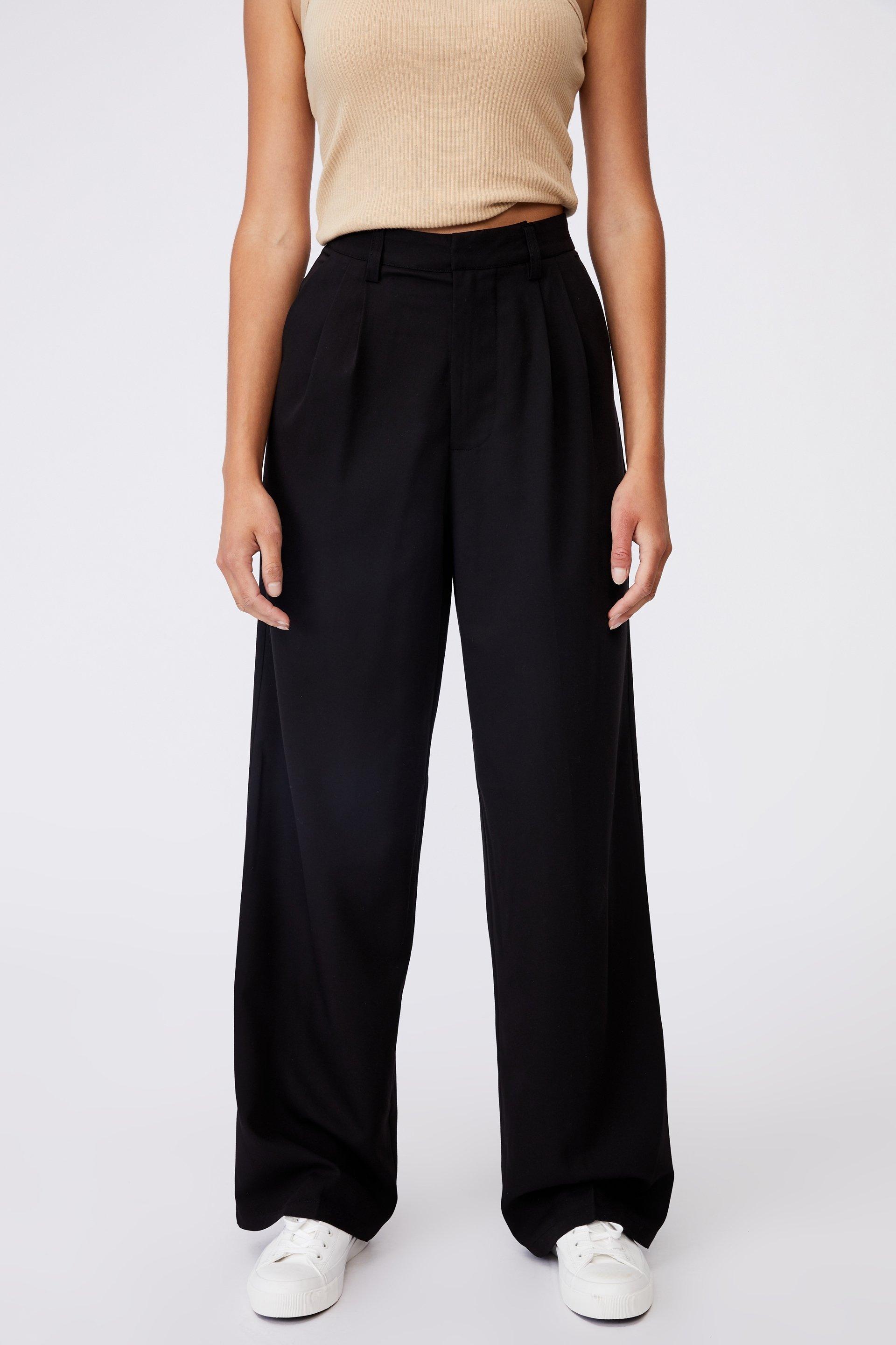 Jordan oversized pleat pants - black Cotton On Trousers | Superbalist.com