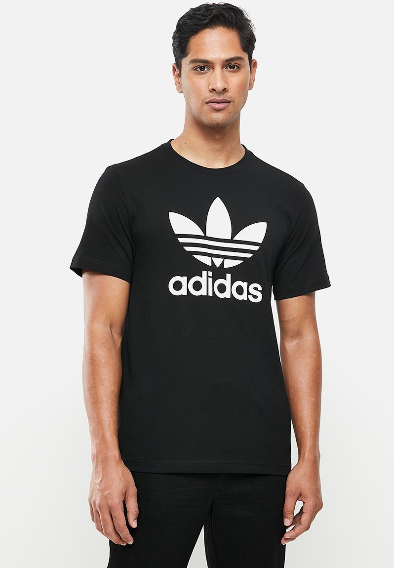 Trefoil t-shirt - black/white adidas Originals T-Shirts | Superbalist.com