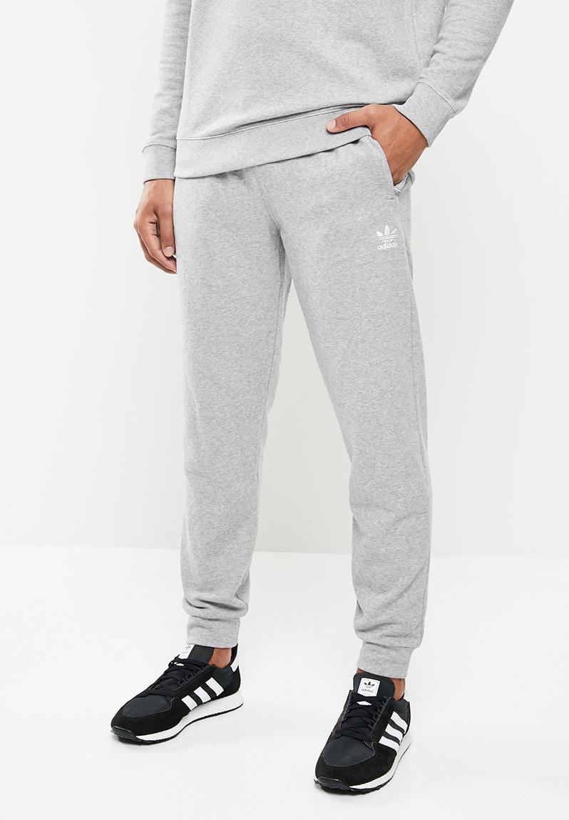 Trefoil pants - medium grey heather adidas Originals Sweatpants ...
