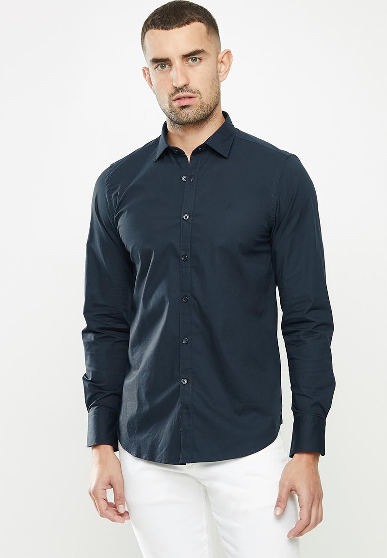 Replay poplin shirts - navy Replay Shirts | Superbalist.com