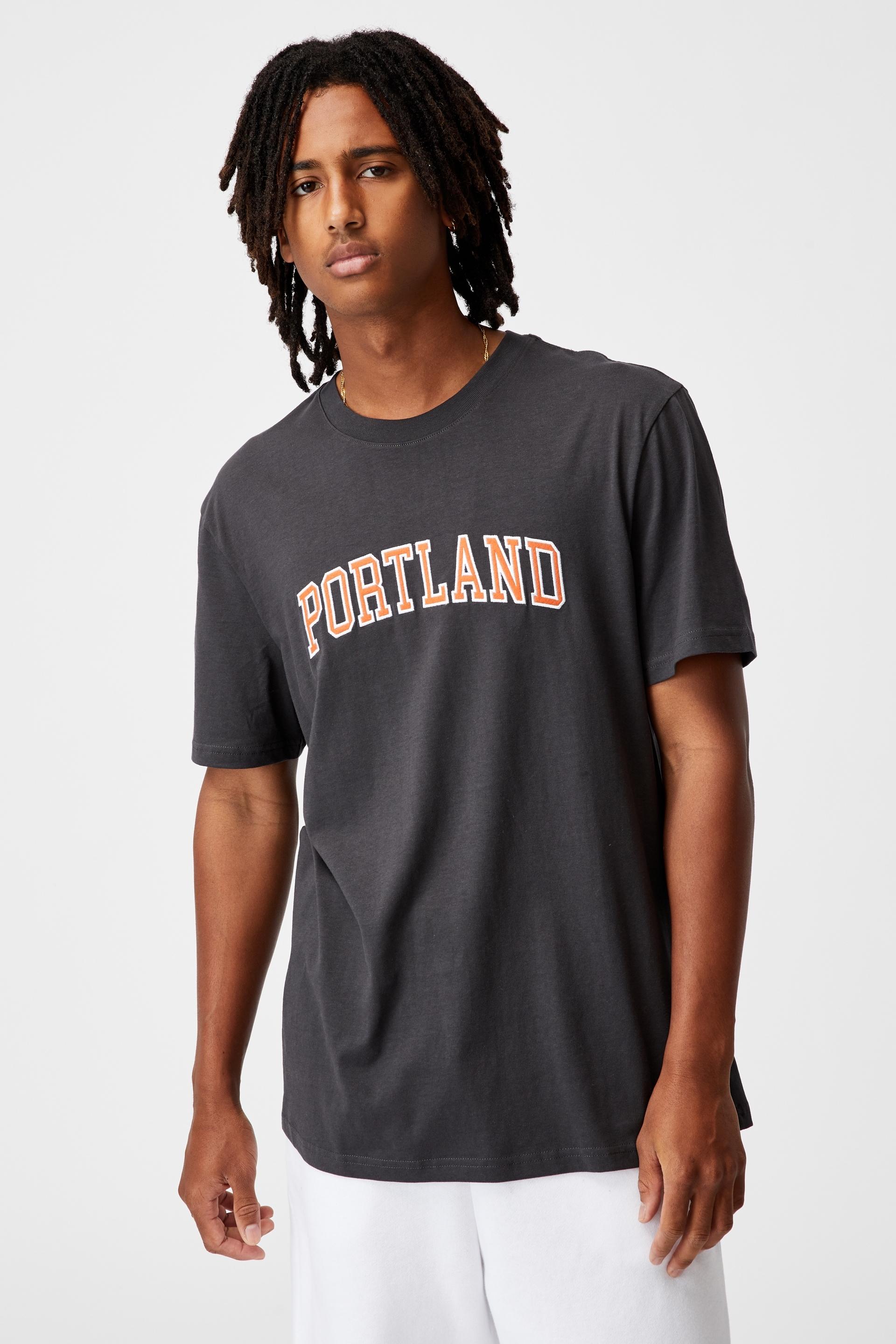 Regular graphic t shirt - slate/portland Factorie T-Shirts & Vests ...