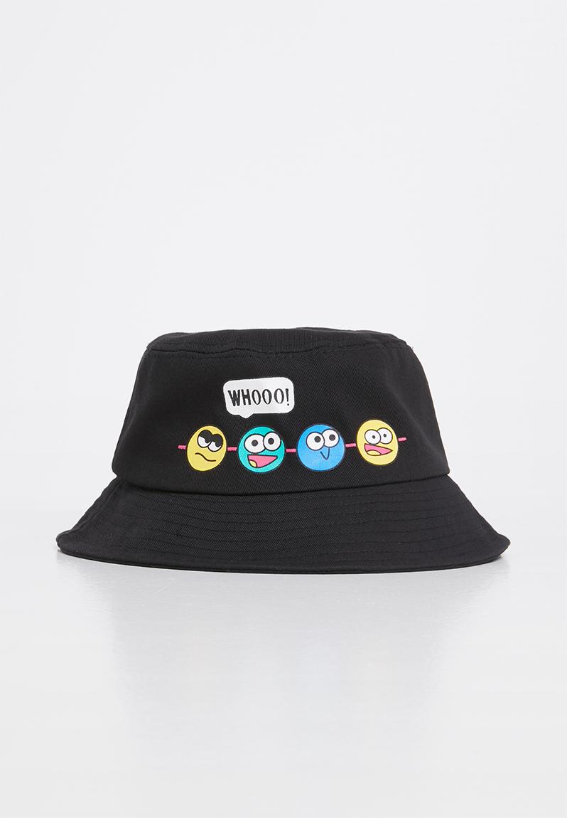 Emoji bucket hat - black POP CANDY Accessories | Superbalist.com