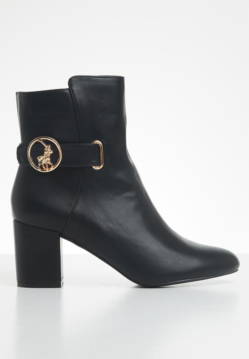 Demi polo high heel ankle boot - black POLO Boots | Superbalist.com