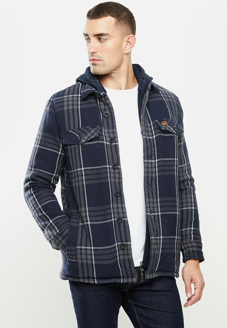 Expedition hood - everest navy check Superdry. Jackets | Superbalist.com