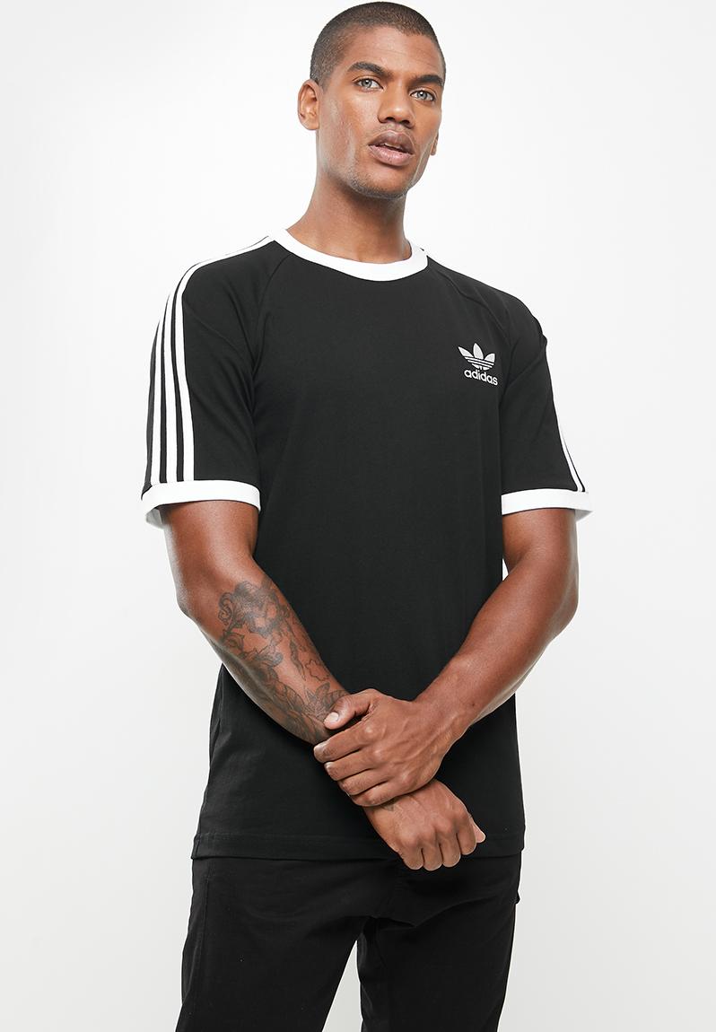 3-Stripes tee - black adidas Originals T-Shirts | Superbalist.com