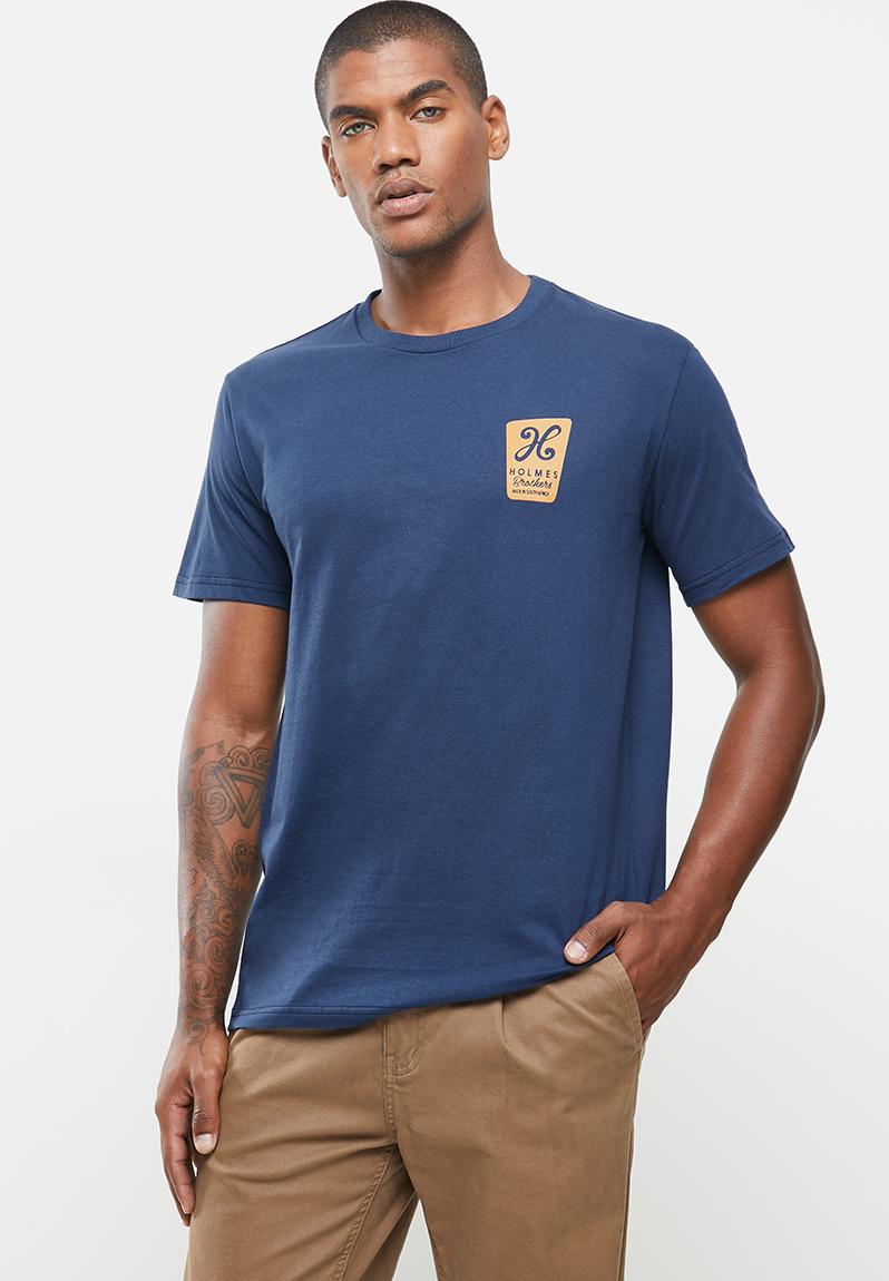 Tag tee - navy blue Holmes Bro's T-Shirts & Vests | Superbalist.com