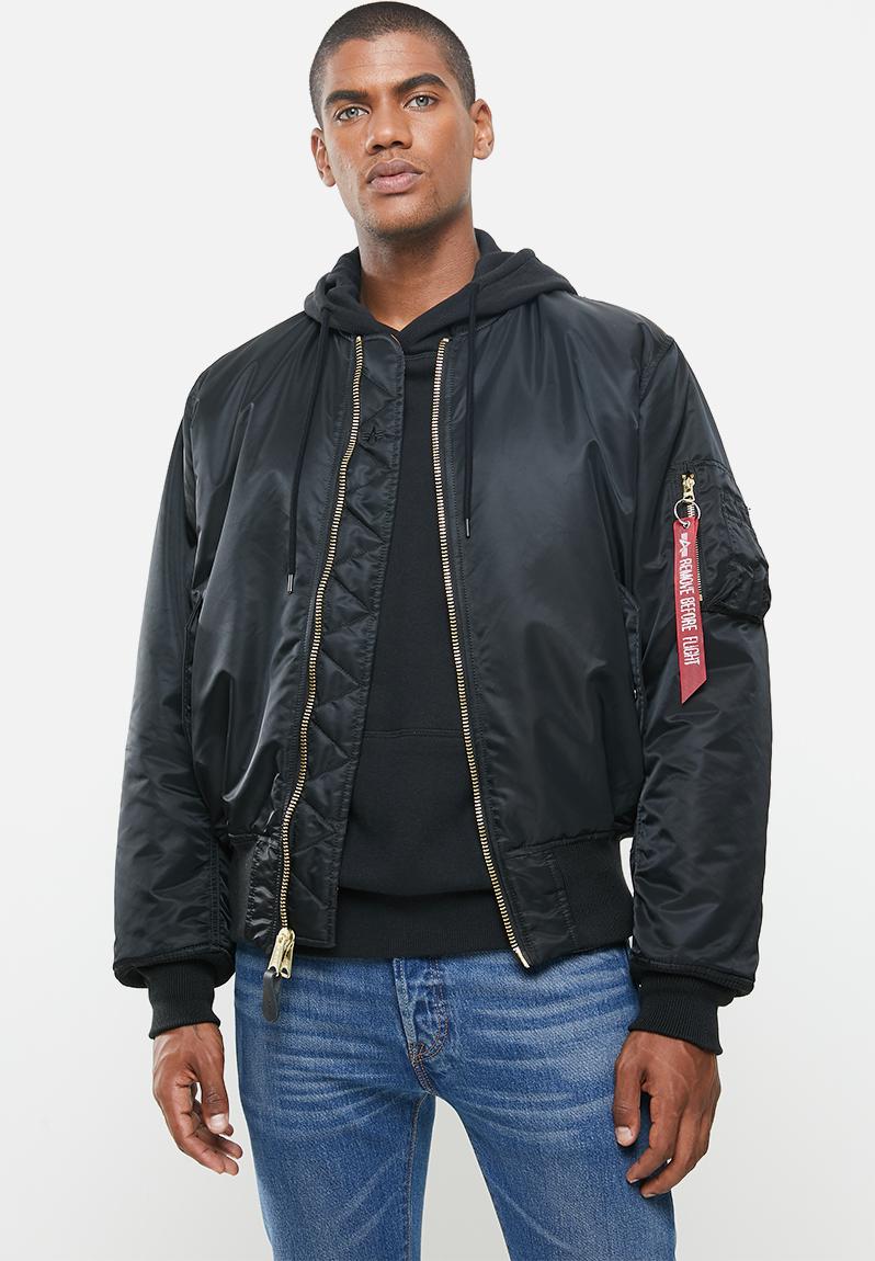 Ma 1 Classic Flight Reversible Jacket Black Alpha Industries Jackets Superbalist Com