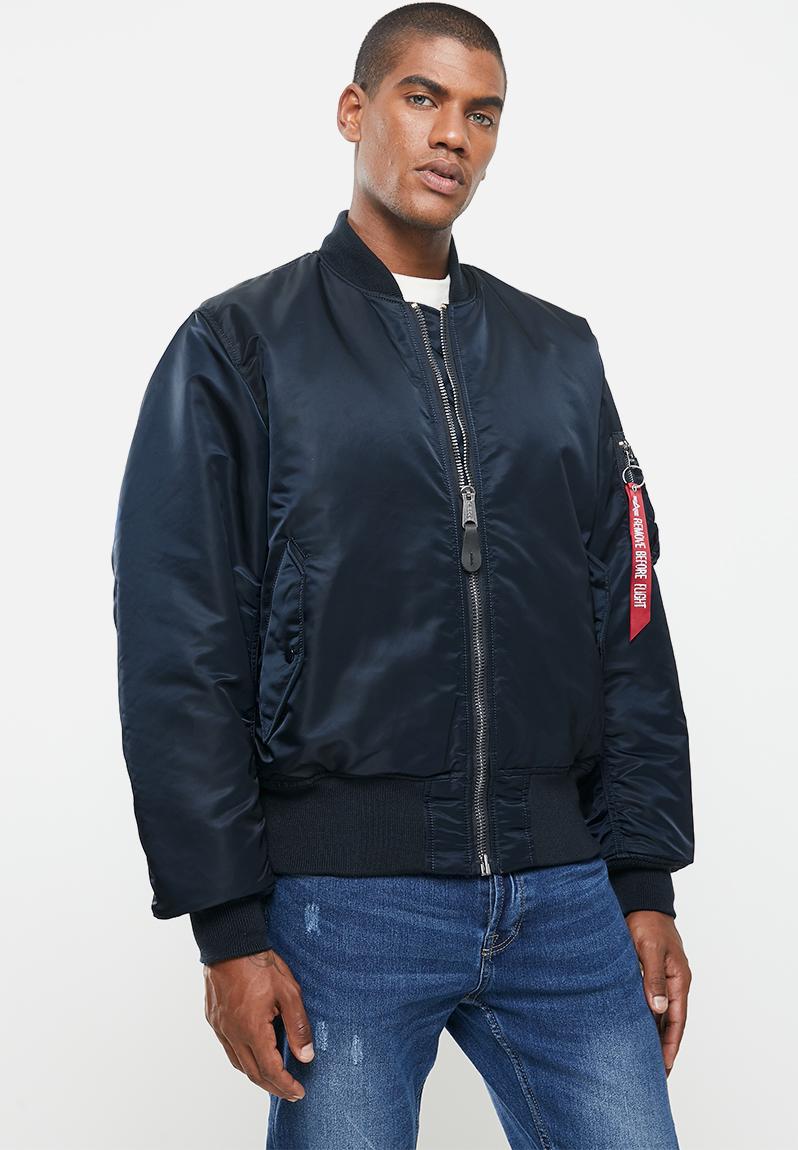 Ma 1 Classic Flight Reversible Jacket Rep Blue Alpha Industries Jackets Superbalist Com