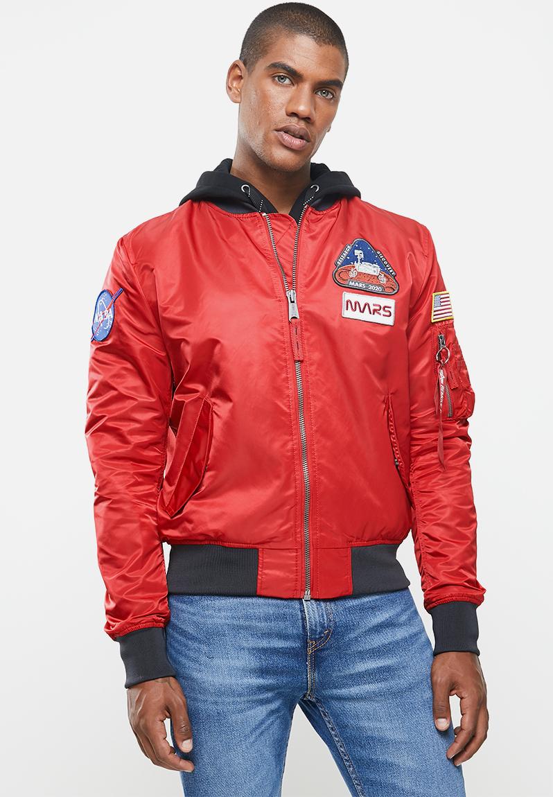 Ma-1 lw mission to mars jacket - speed red Alpha Industries Jackets ...