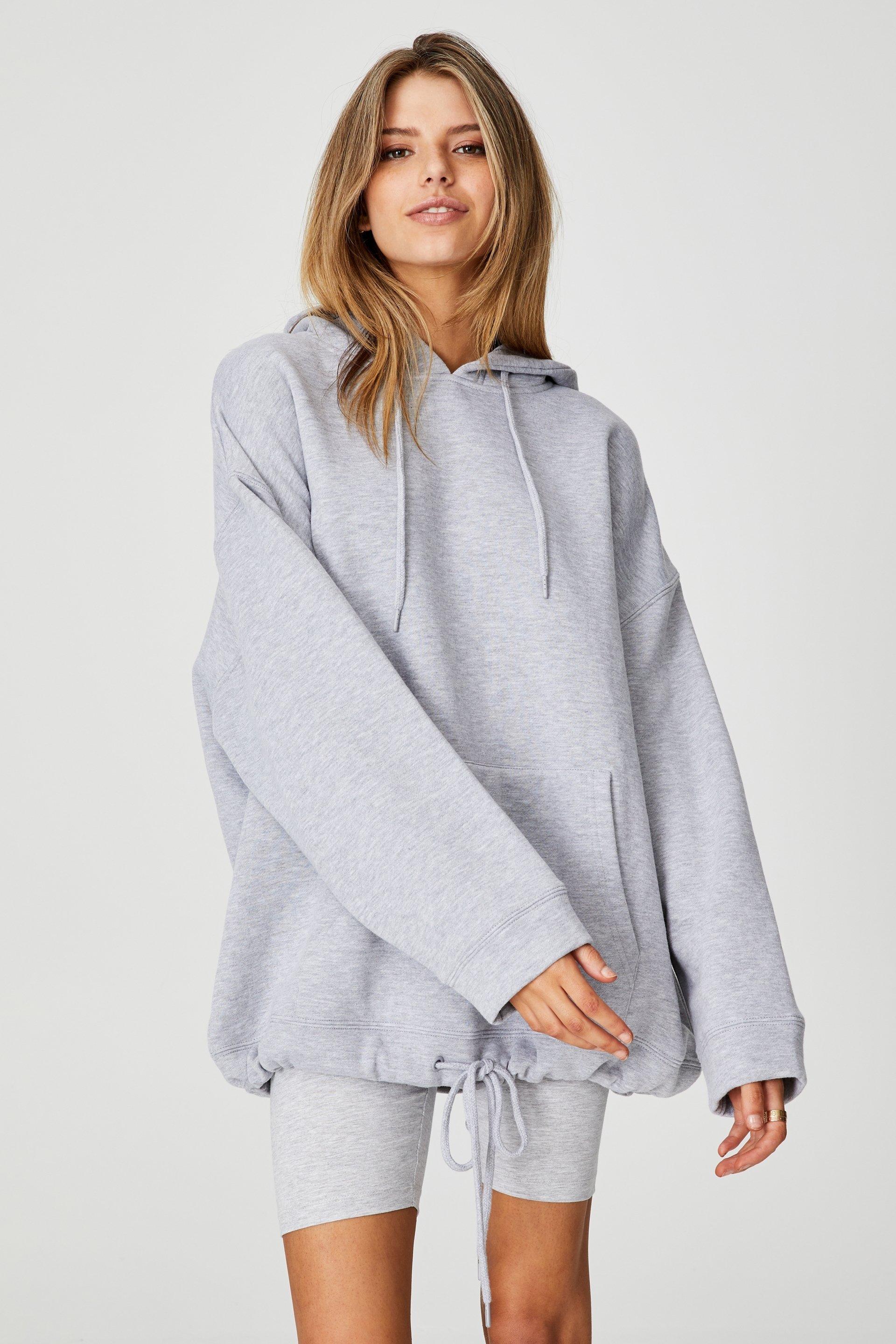 Super oversized hoodie - grey marle Factorie Hoodies & Sweats ...