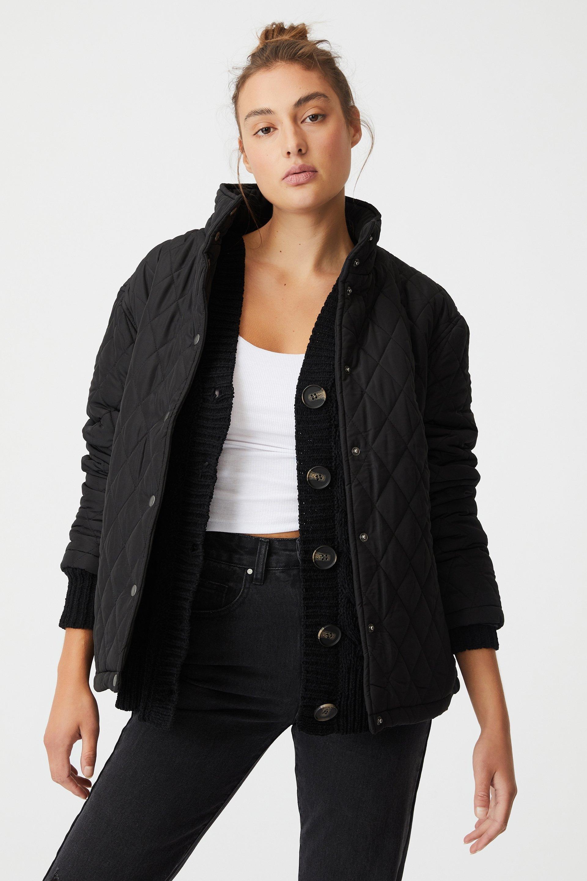 Recycled quilted jacket - black Cotton On Jackets | Superbalist.com