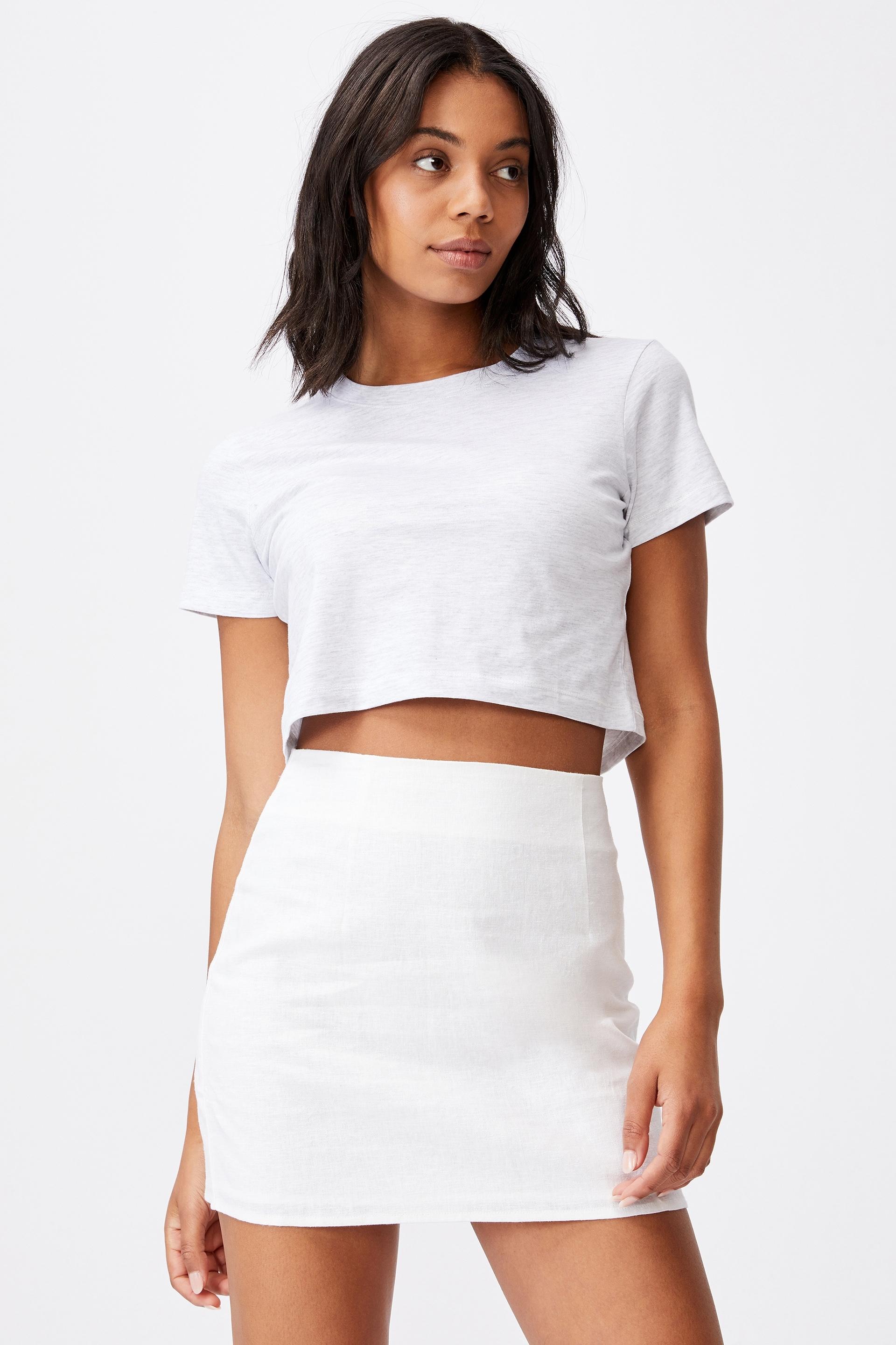 Ultimate A Line Mini Skirt White Cotton On Skirts