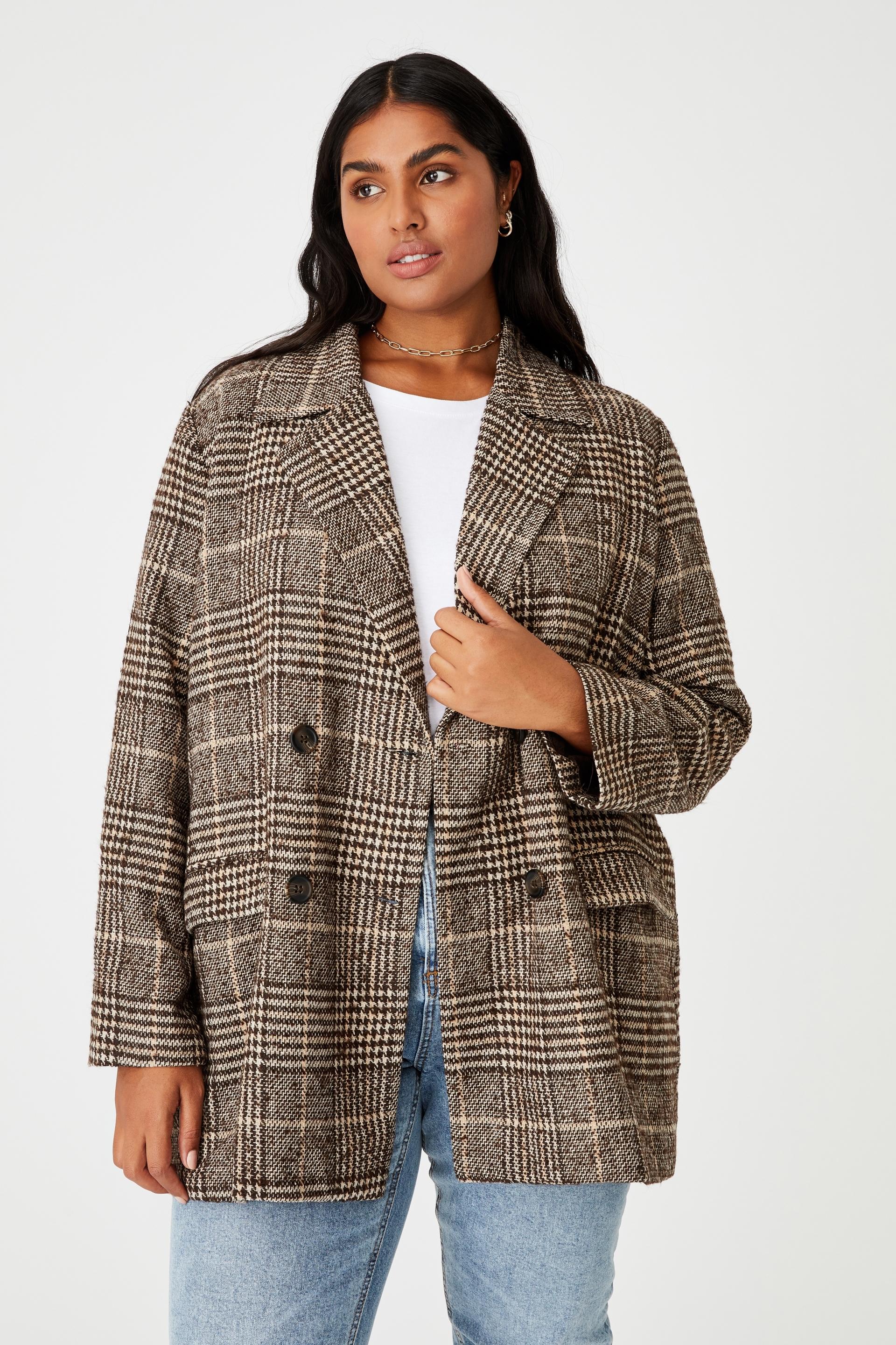 Curve fern blazer - heritage brown Cotton On Jackets & Coats ...