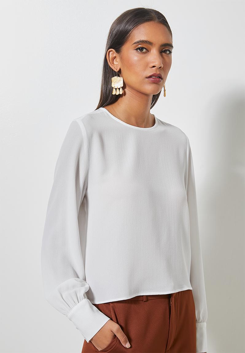 Blouson sleeve shell - ivory Superbalist Blouses | Superbalist.com