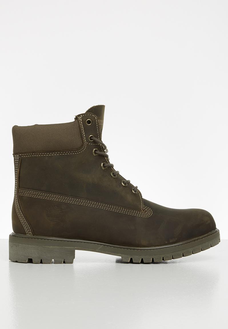 timberland 6 inch boots dark brown