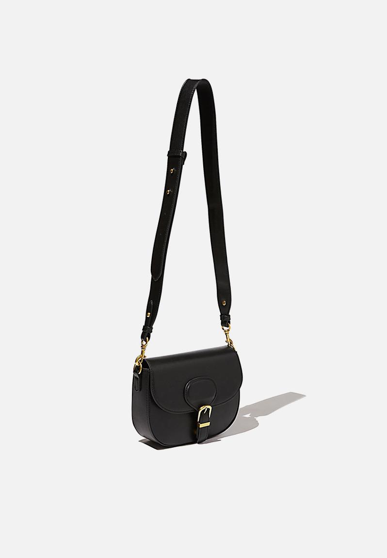 Blaire Buckle Cross Body Bag - Black Rubi Bags & Purses 