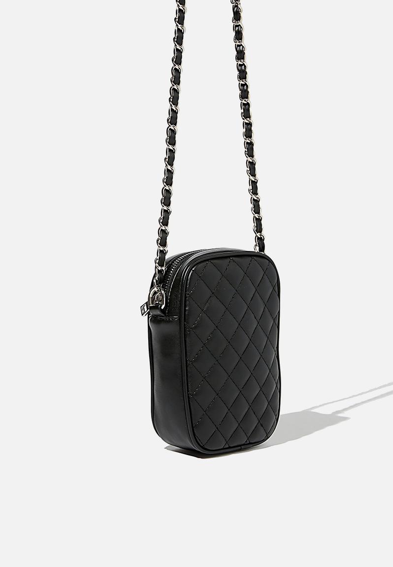 quilted cross body bag