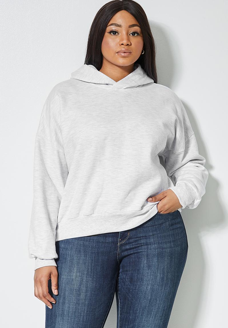 Crop hoodie - ice melange Superbalist Tops | Superbalist.com