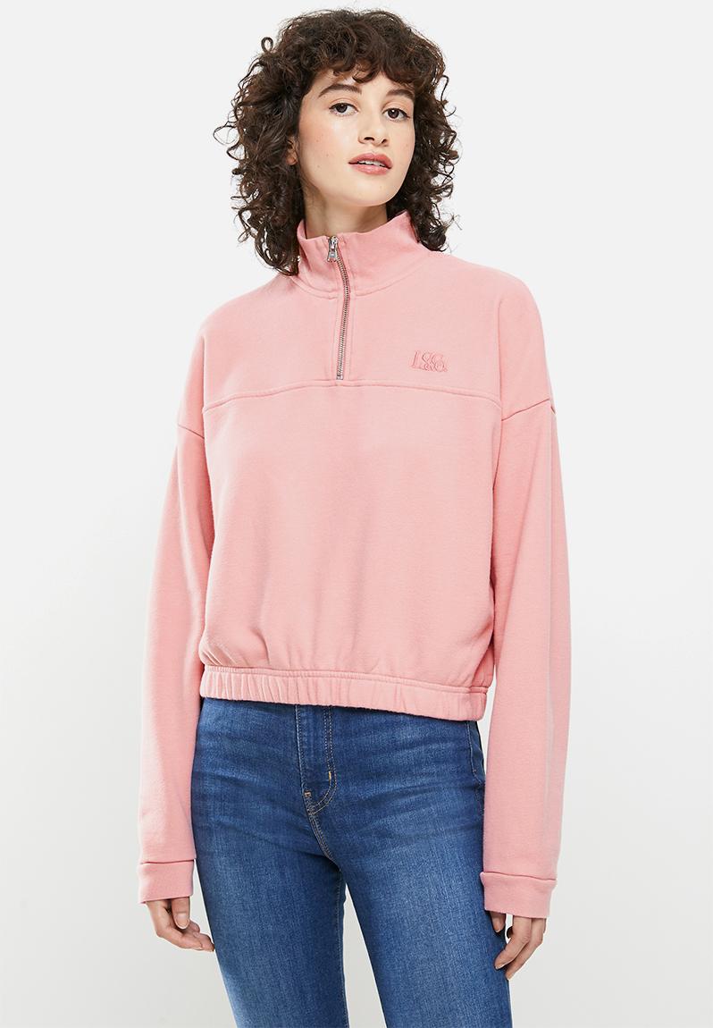 Pom quarter zip - pink Levi’s® Hoodies & Sweats | Superbalist.com