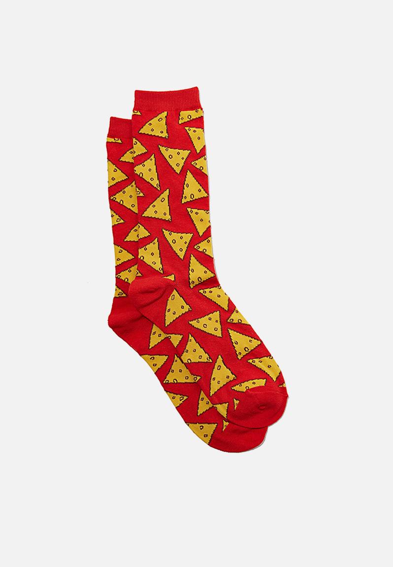 Mens novelty socks - corn chips Typo Socks | Superbalist.com