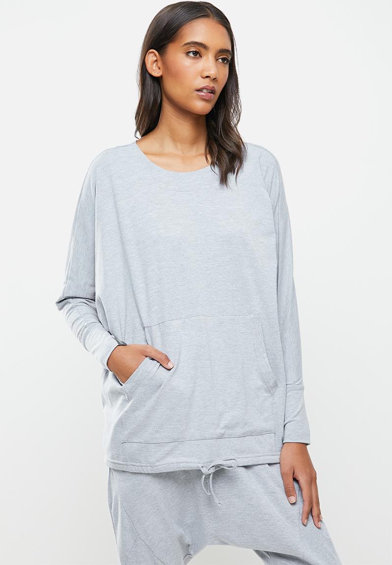 Ladies oversized sweat - grey STRONG by T-Shirt Bed Co. Sleepwear ...