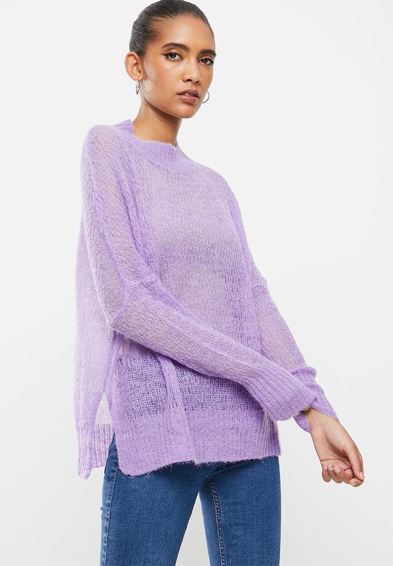 Lilac jumper- lilac Glamorous Knitwear | Superbalist.com