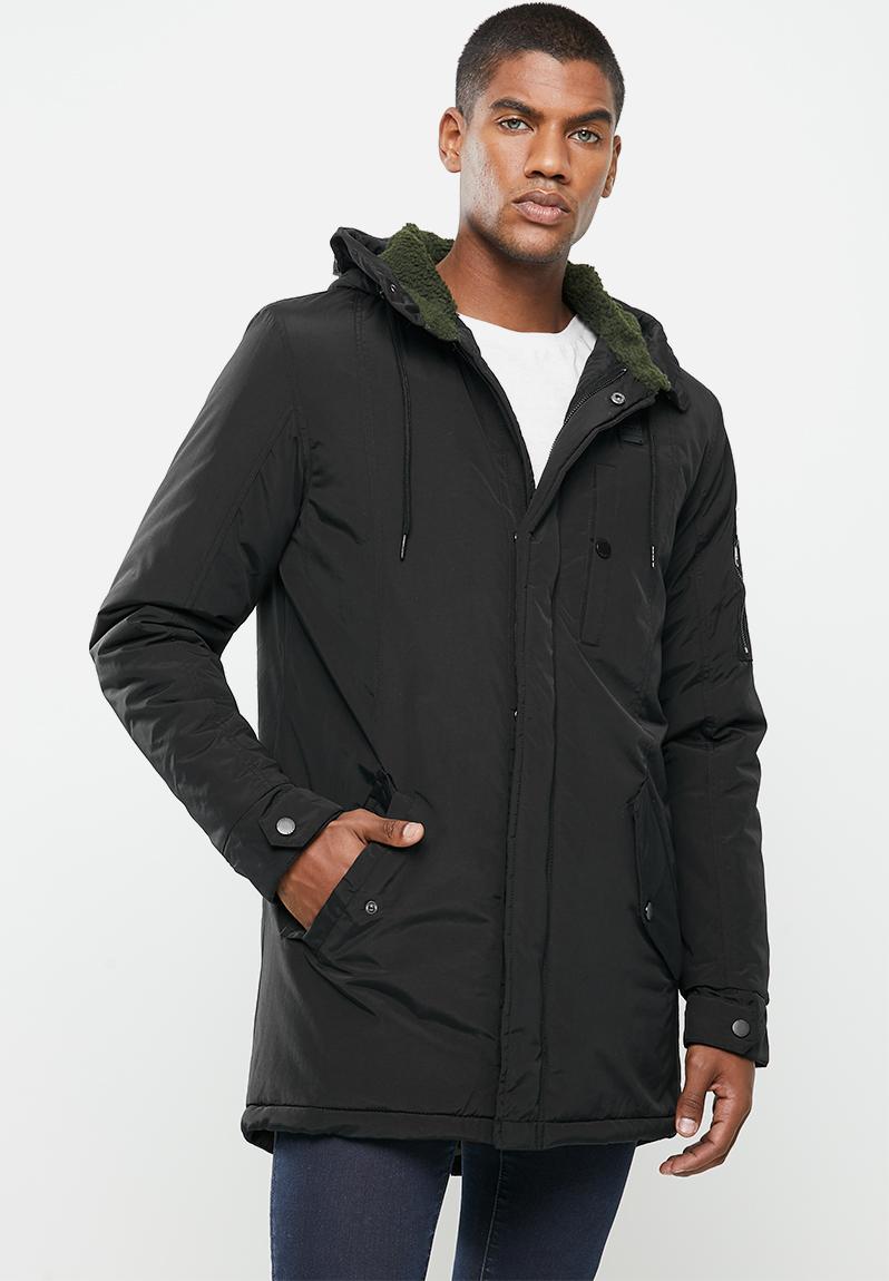 Jacket cotton coat (padded) - black Cutty Jackets | Superbalist.com