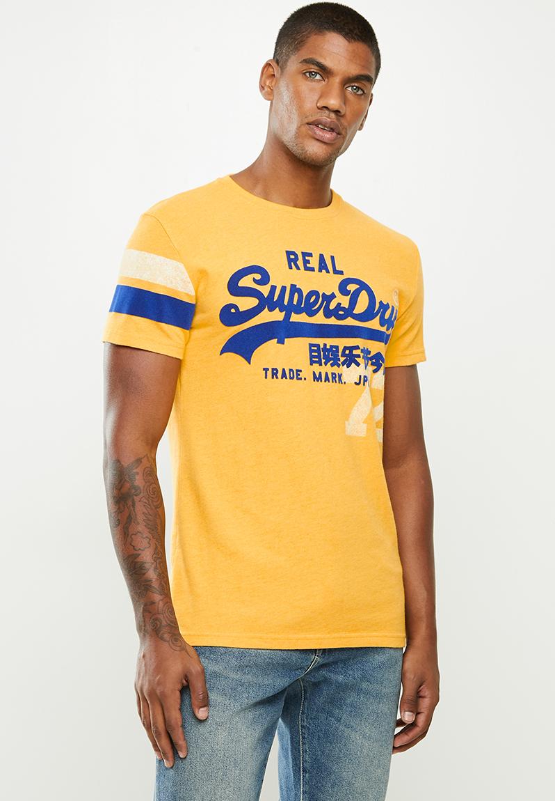 Vl varsity tee - upstate gold marl Superdry. T-Shirts & Vests ...