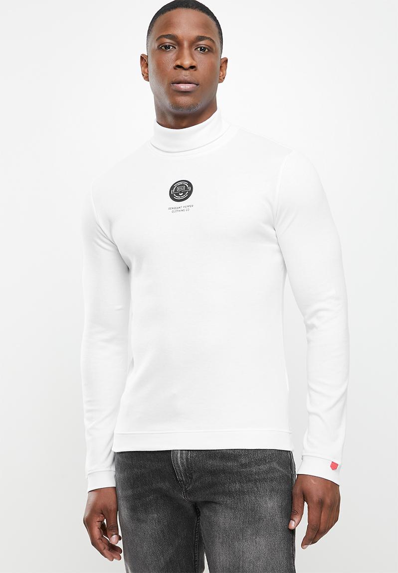 Royale polar neck tee - optical white S.P.C.C. T-Shirts & Vests ...