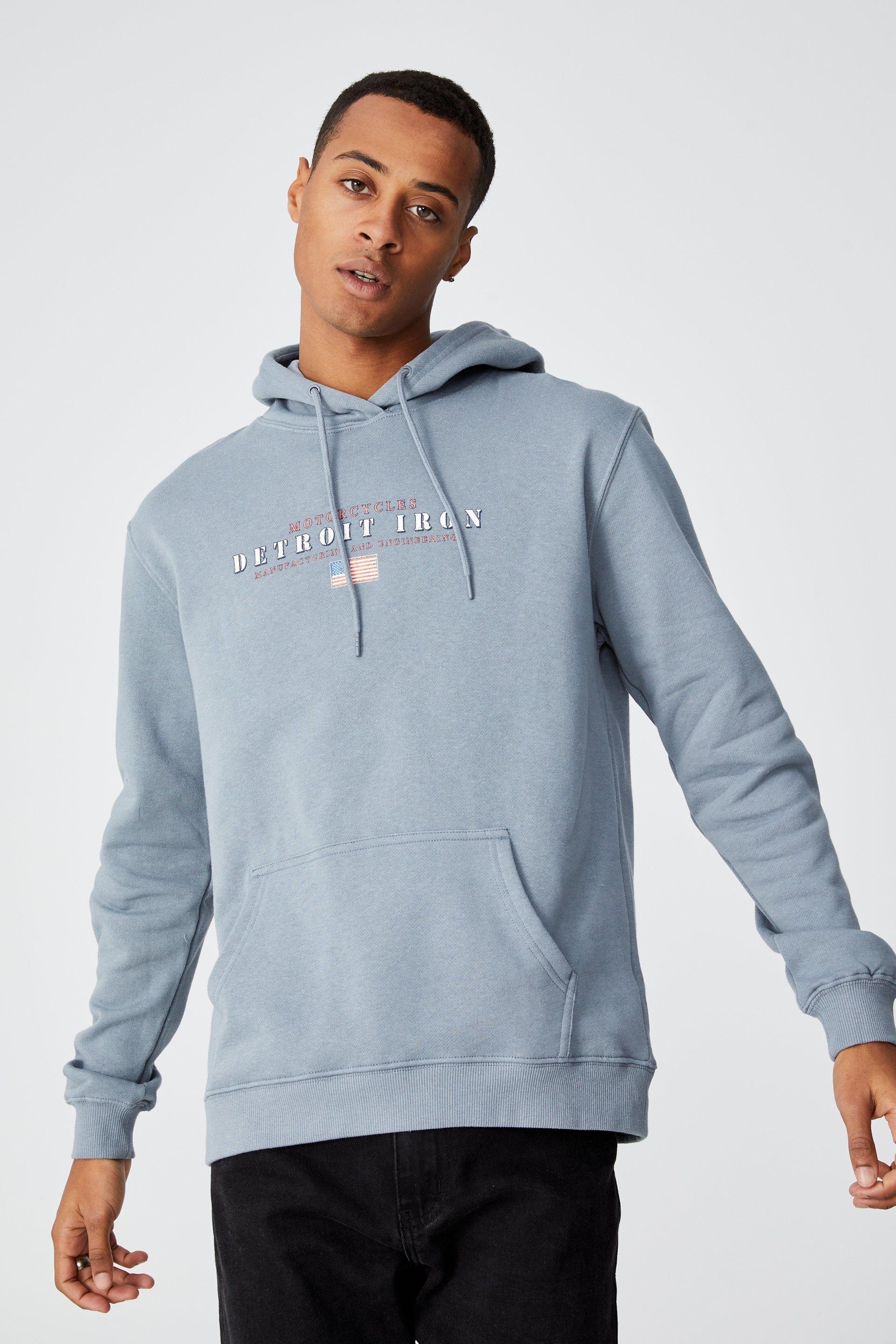 Graphic fleece pullover - citadel/detroit iron Cotton On Hoodies ...