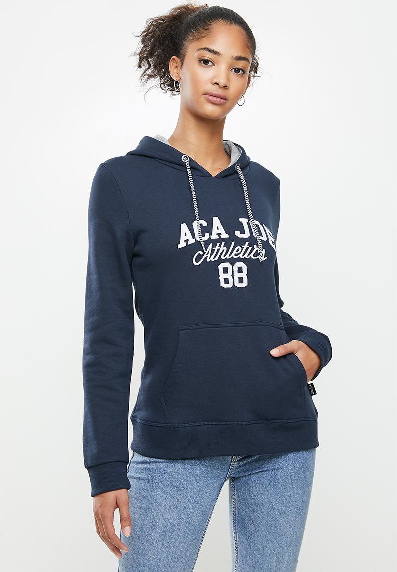 Fleece pullover hoodie - navy Aca Joe Hoodies & Sweats | Superbalist.com