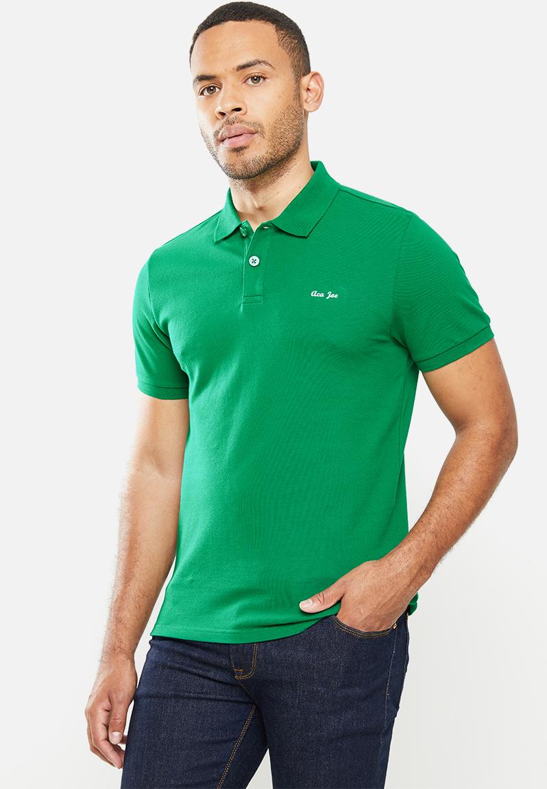 Aca joe small aj logo golfer - green Aca Joe T-Shirts & Vests ...