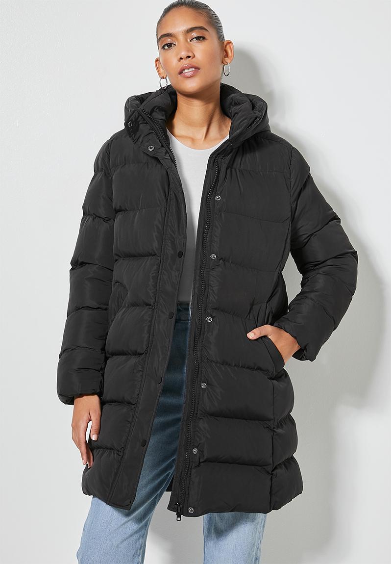 Midi puffer - black Superbalist Coats | Superbalist.com