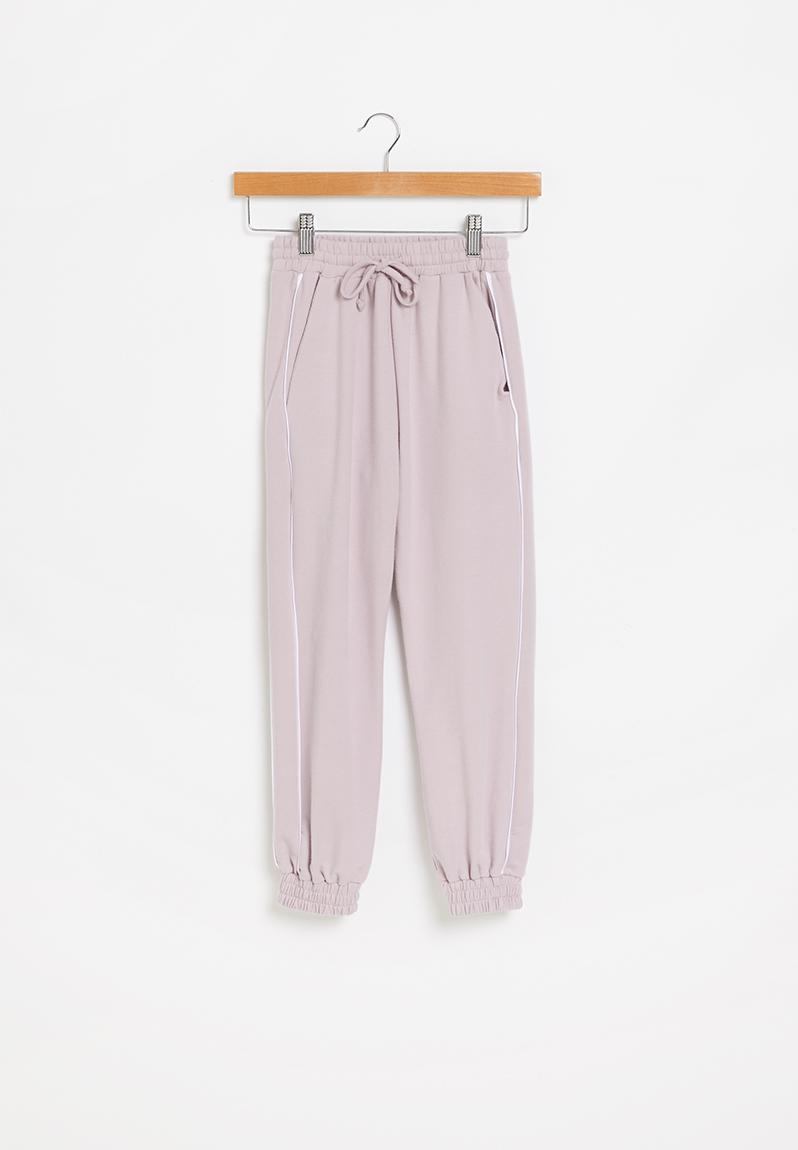 dusty pink jogger set