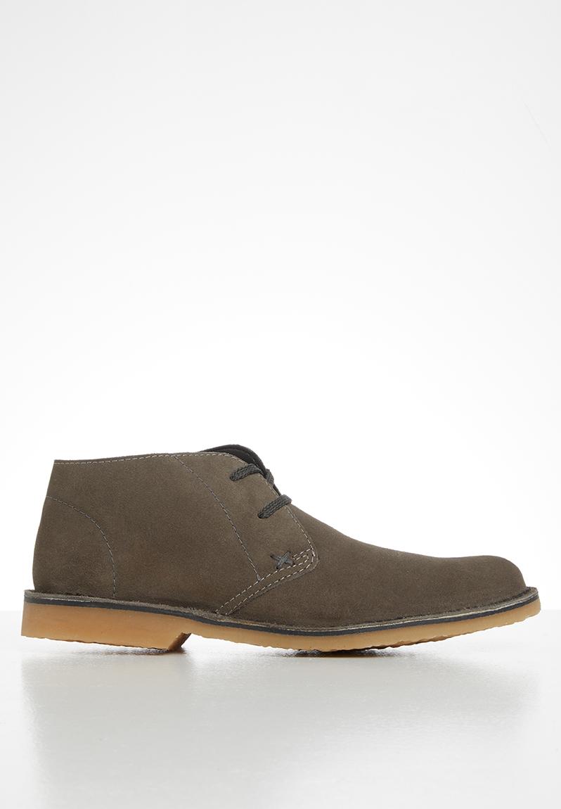 Hudson buck suede - grey Grasshoppers Boots | Superbalist.com