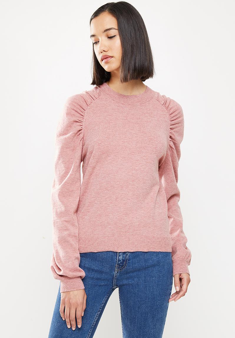 Download Kourtney long sleeve raglan pullover knit - nostalgia rose ...