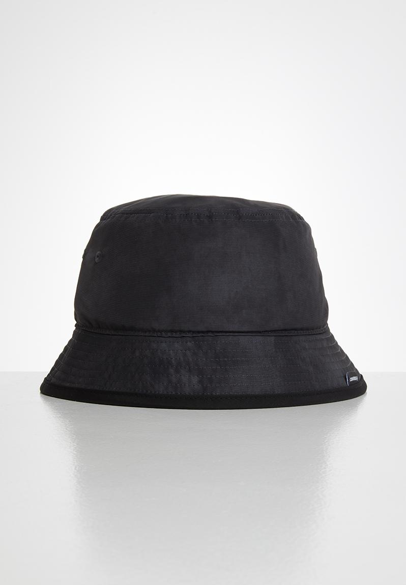 Washed bucket hat - converse black Converse Headwear | Superbalist.com