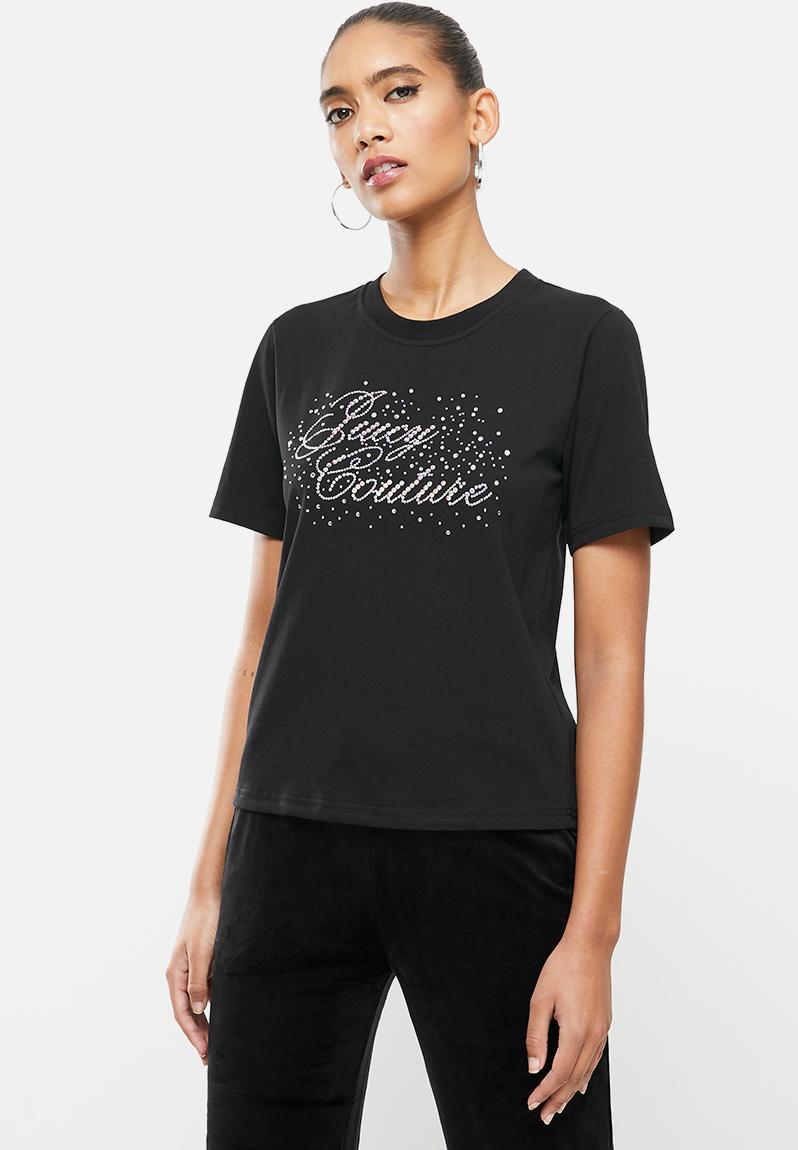 Midnight juicy T-shirt - black Juicy Couture T-Shirts, Vests & Camis ...